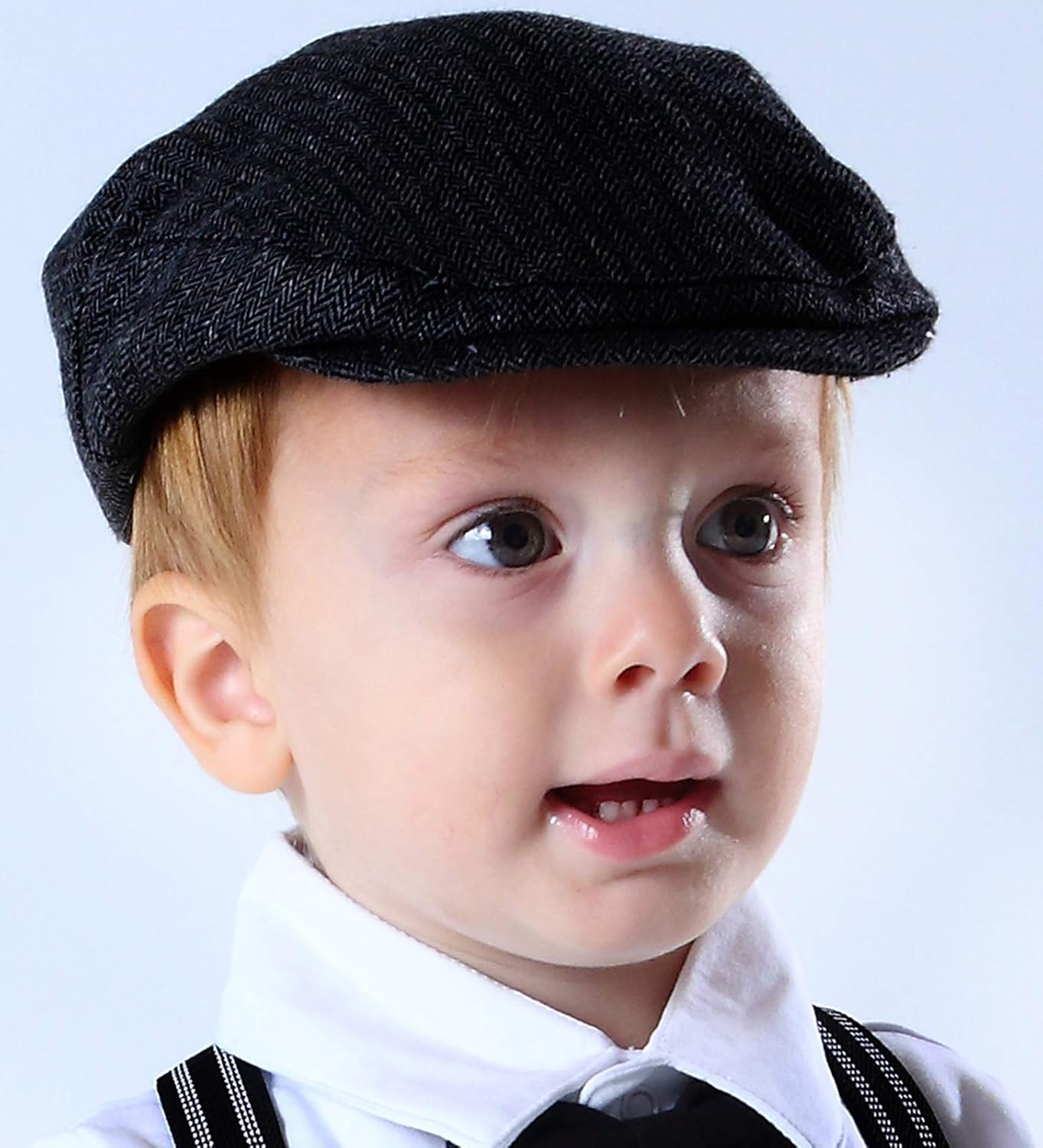 A&J DESIGN Baby Boys Tweed Vintage Drivers Cap Kids Beret