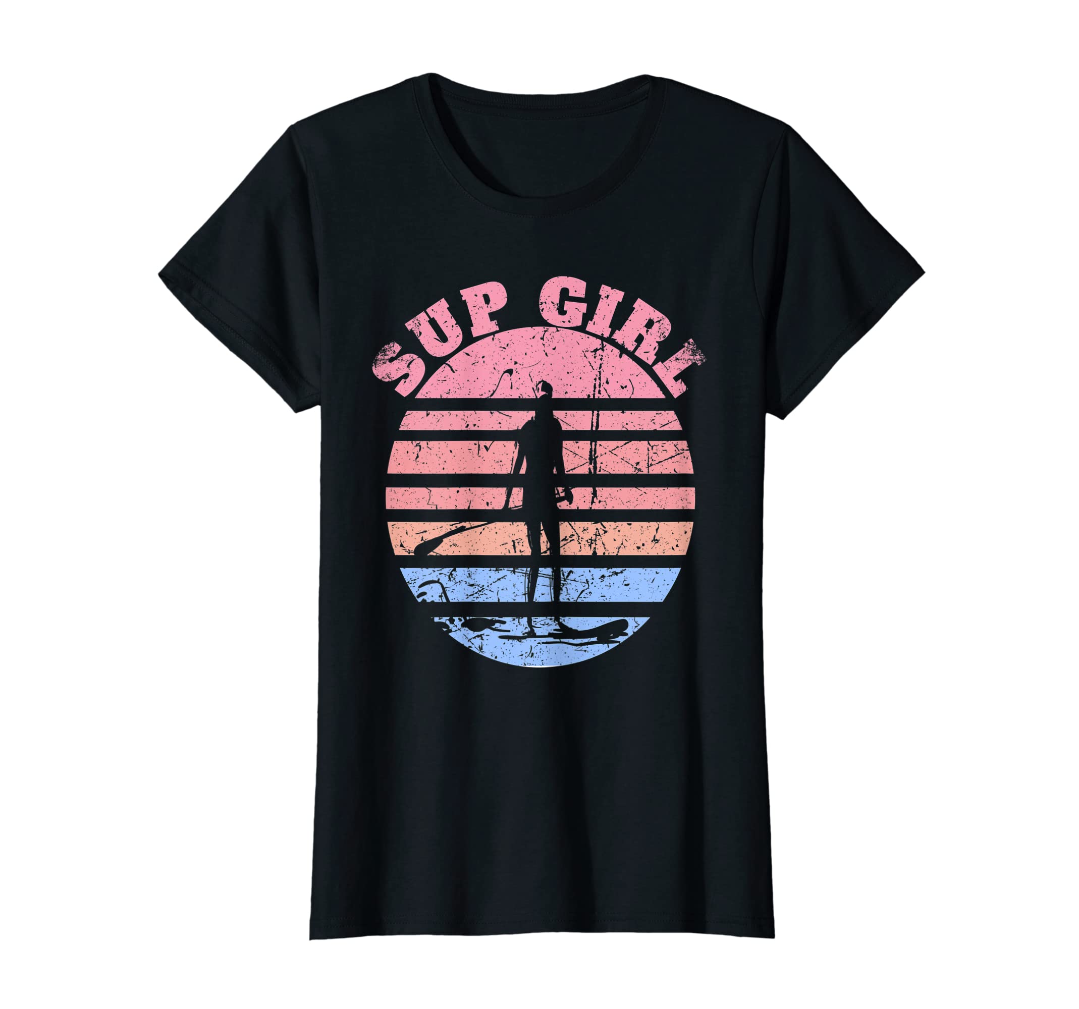 Stand Up Paddleboard Accessories and Gift IdeasSup Girl Stand up Paddling Sup Womens T-ShirtOEKO-TEX STANDARD 100