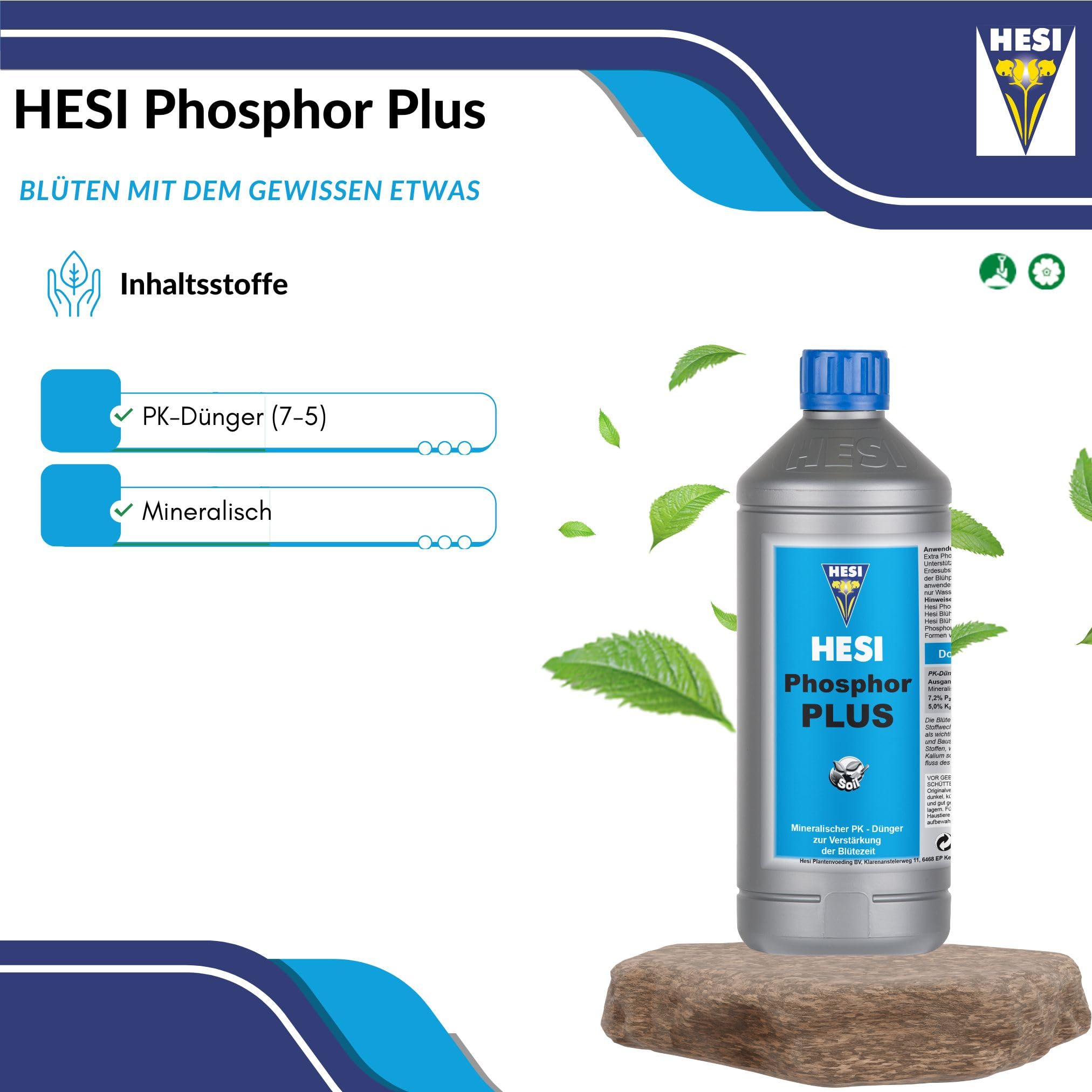 HESI Fósforo Plus Fertilizante Abono 1L