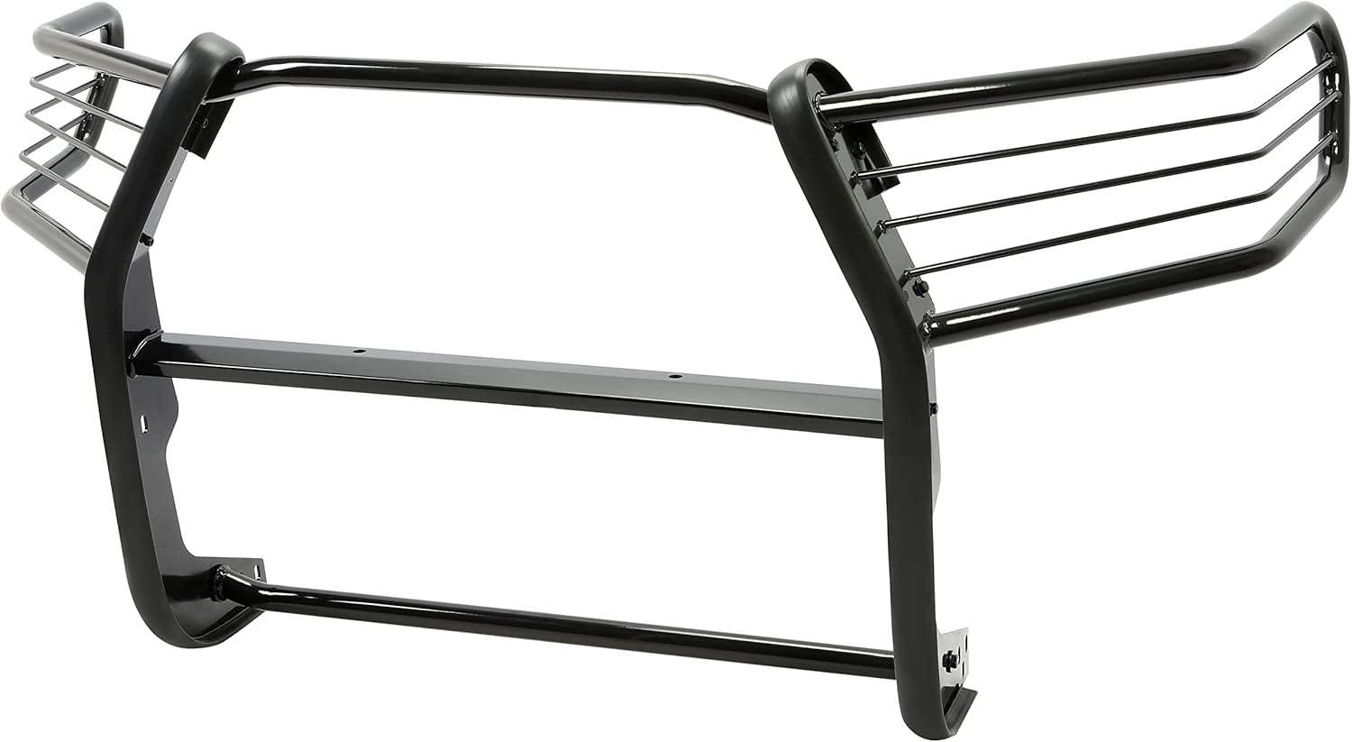 HECASA Front Brush Guard Bumper Grille Compatible with 2016-2023 Toyota Tacoma Bull Bar Brush Push Bar Guard Protector Powder Coated Black Steel Exterior Accessories