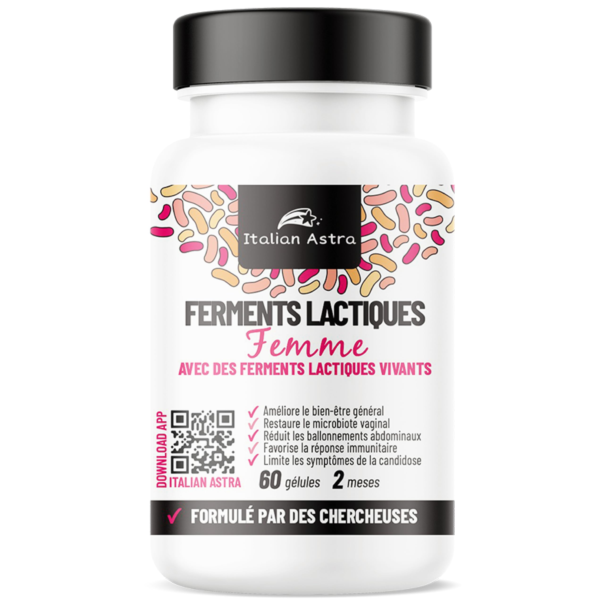 Probiotique Flore Intime Femme - 9 MLD Probiotiques - 60 Gélules | Pour le Bien-