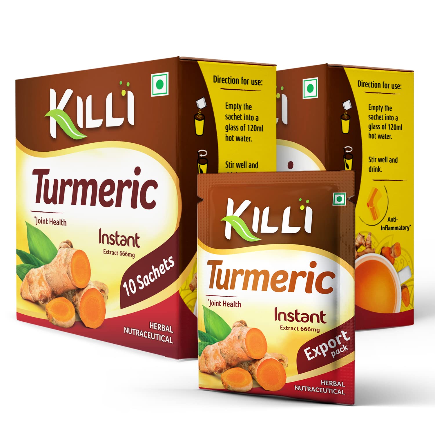 KILLI Turmeric Instant Ayurvedic Extract, 20 Sachets for Joint Health (B0BDSTJCKB) Amazon Price History, Amazon Price Tracker