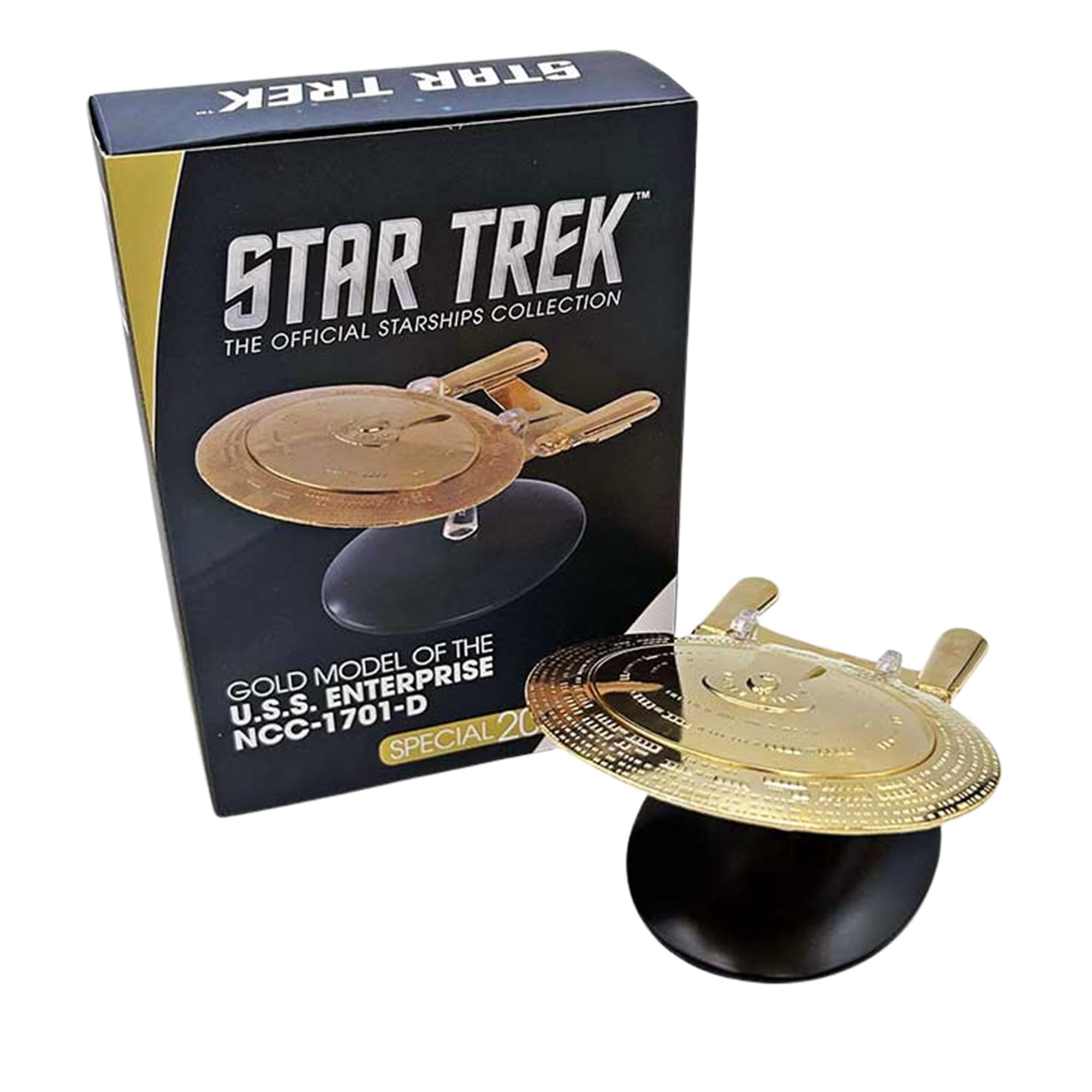 Star Trek Starships Collection Special nº 20 U.S.S. Enterprise NCC-1701-D Gold Model
