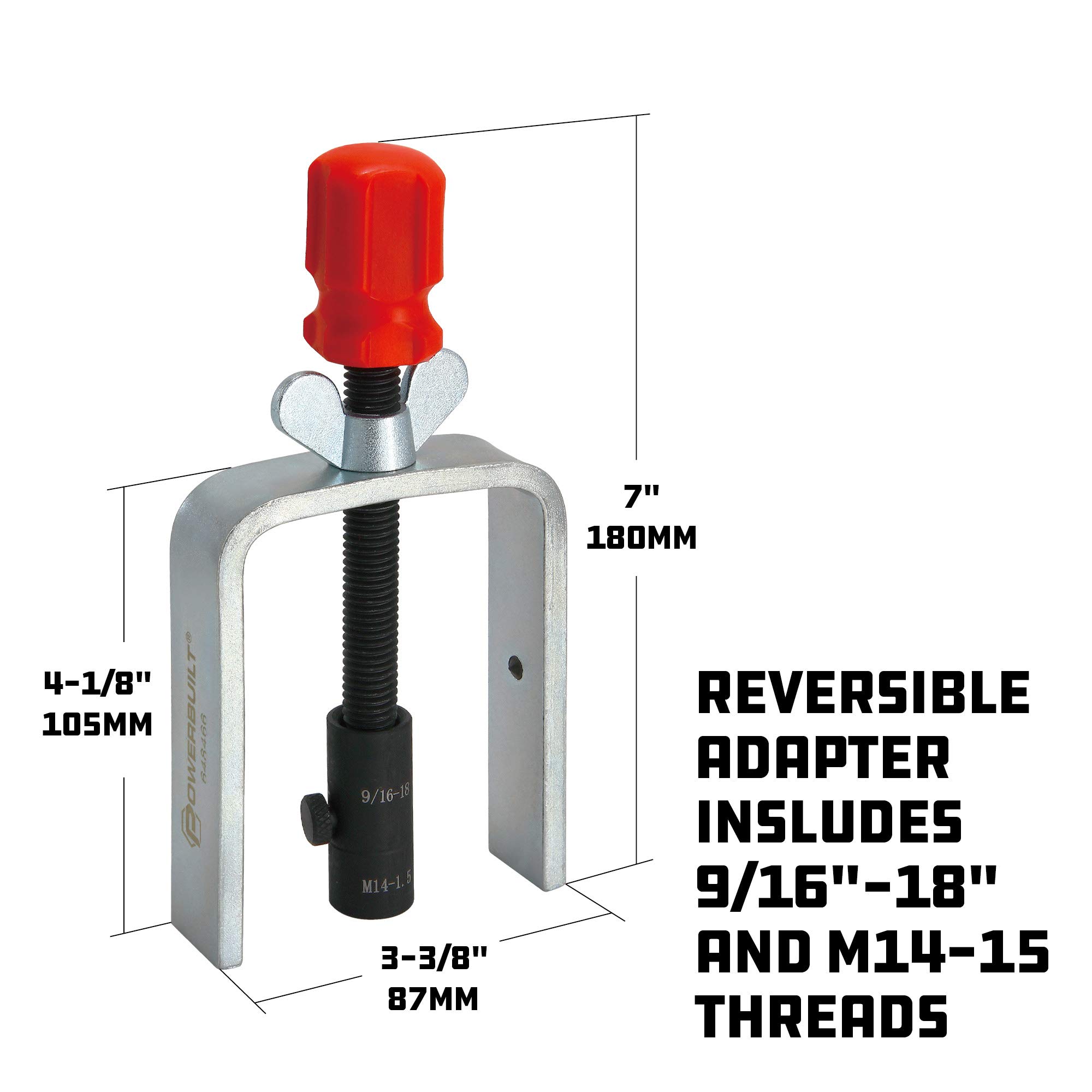 Powerbuilt Lenkradschlossplatten-Entferner – 648466, Rot