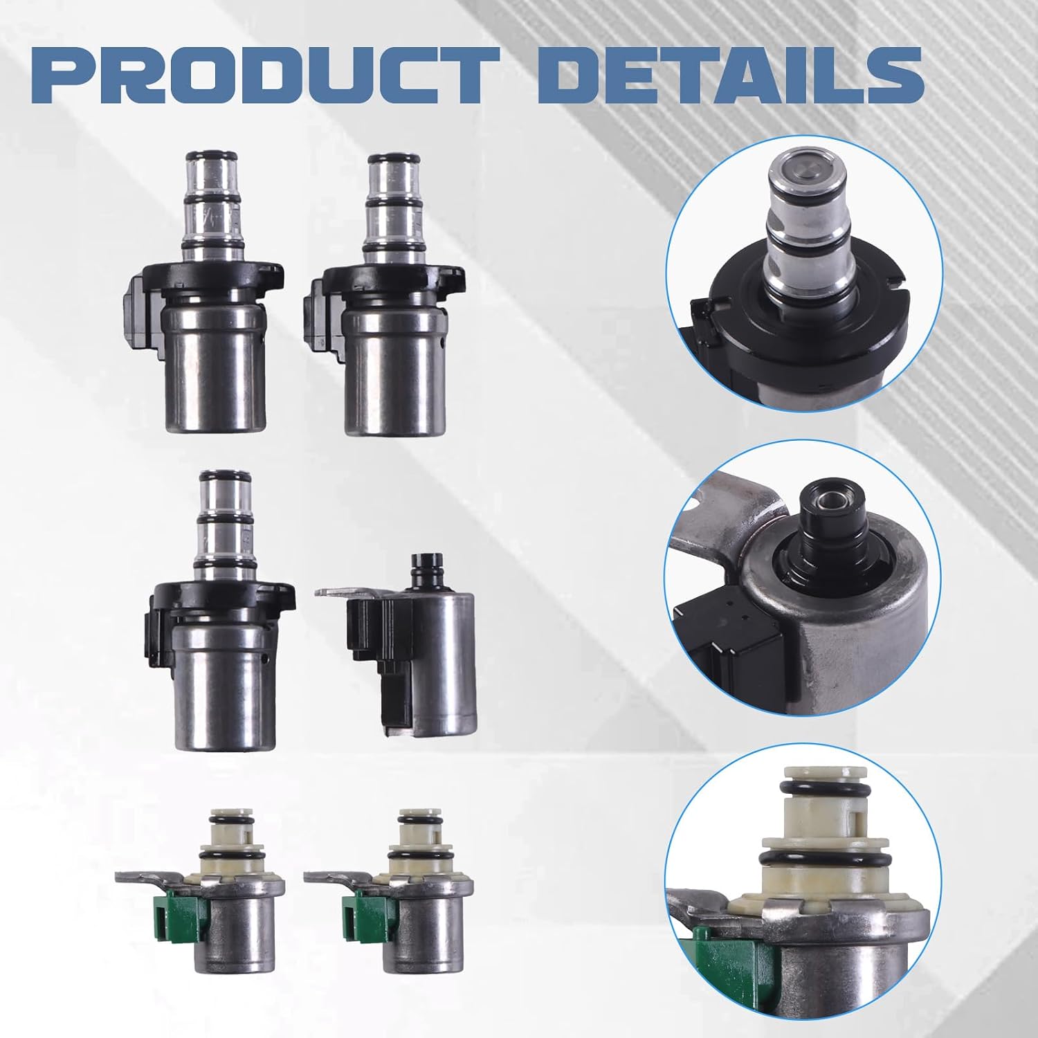FNR5 4F27E Transmission Solenoid Kit - Compatible with CX-7 Fusion Milan 2006-2009, Replace 48420K-R 4F27-E Transmission Solenoid Valve Kits (Refurbished Parts)