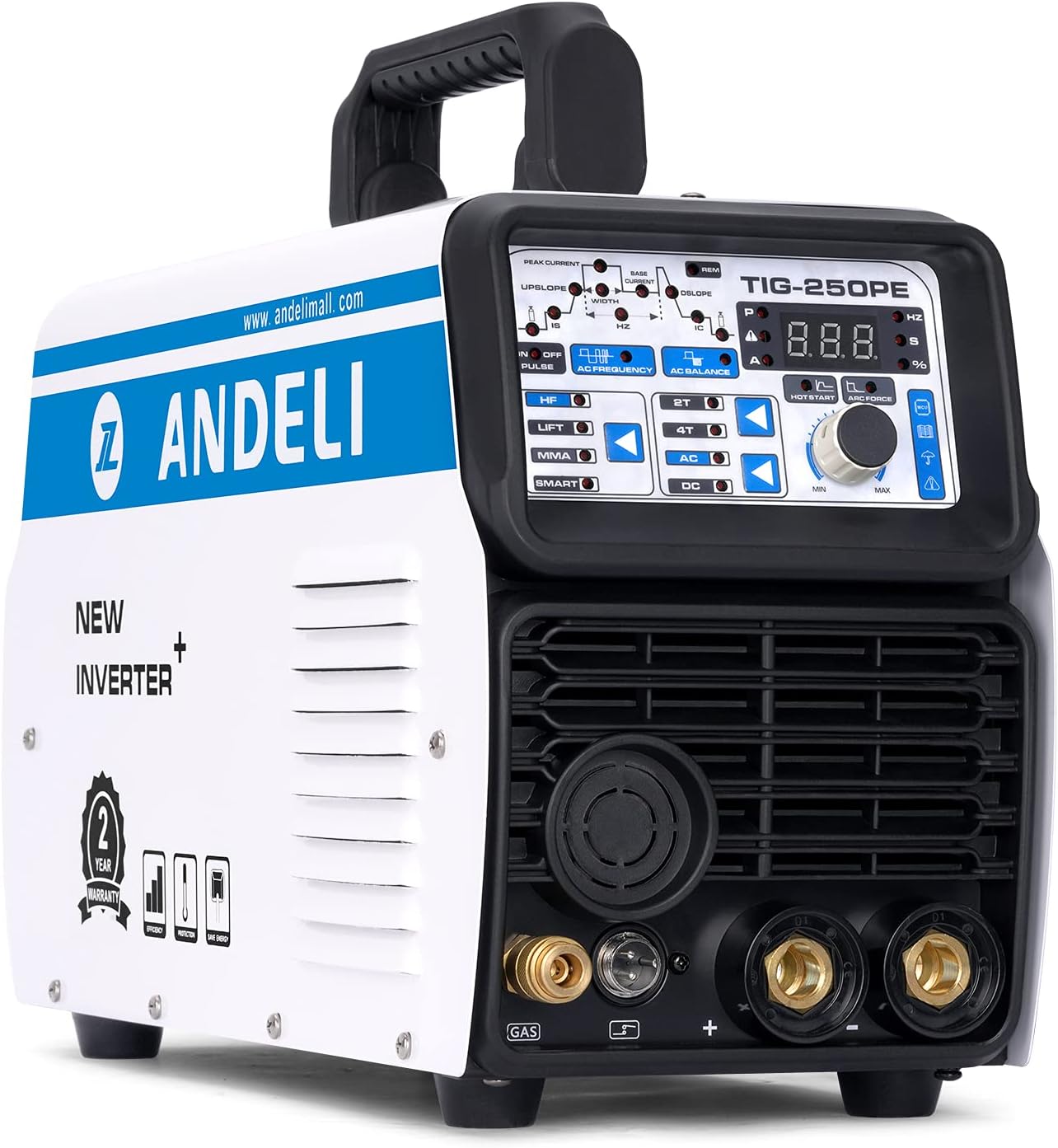 Buy ANDELI 220V 180AMP Aluminum Welding Machine ACDC TIG welder, TIG250PE MMALIFT TIGHF TIG 3