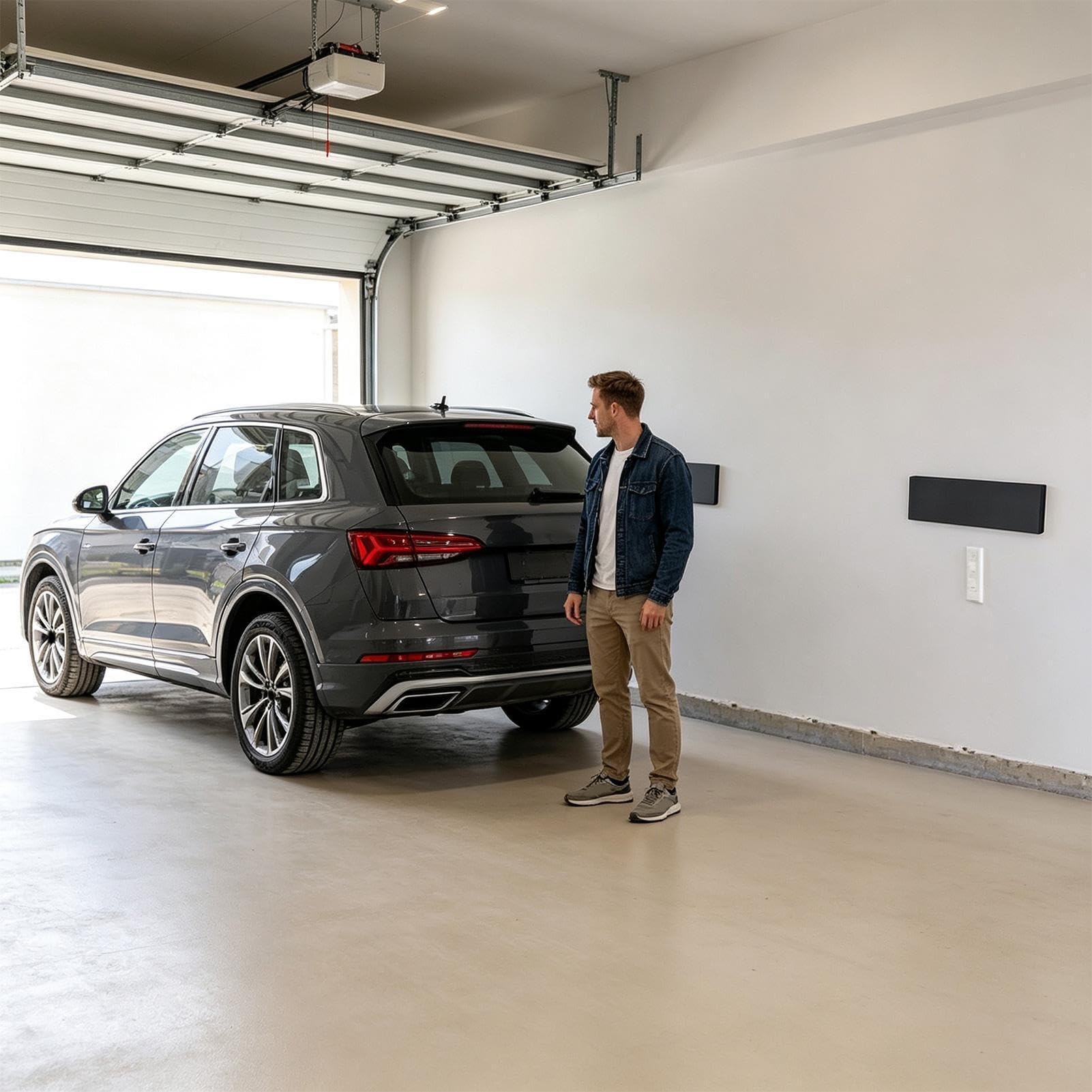 Protezione per porta del garage, autoadesiva, spessa e impermeabile, in