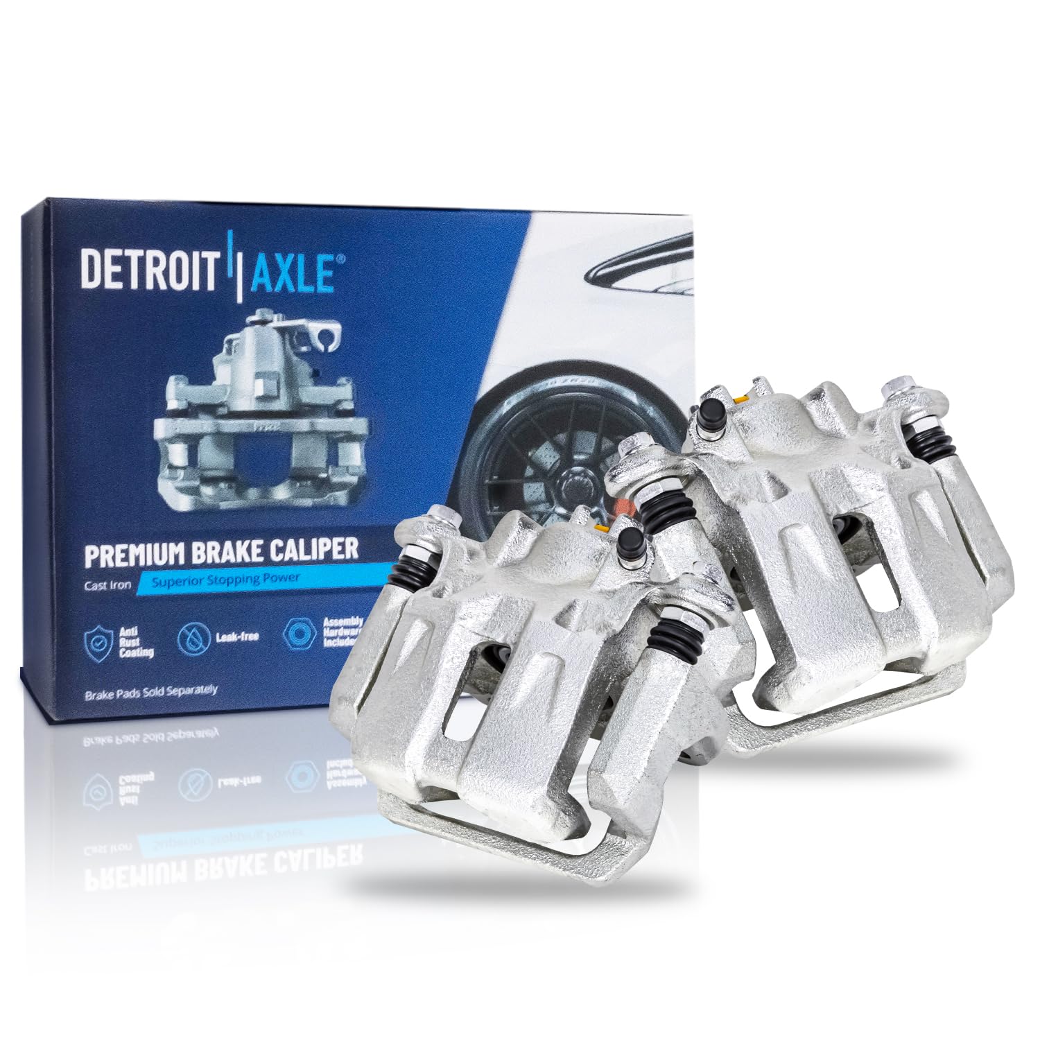 Detroit Axle - Rear Brake Calipers w/Bracket 2008-2010 Honda Odyssey