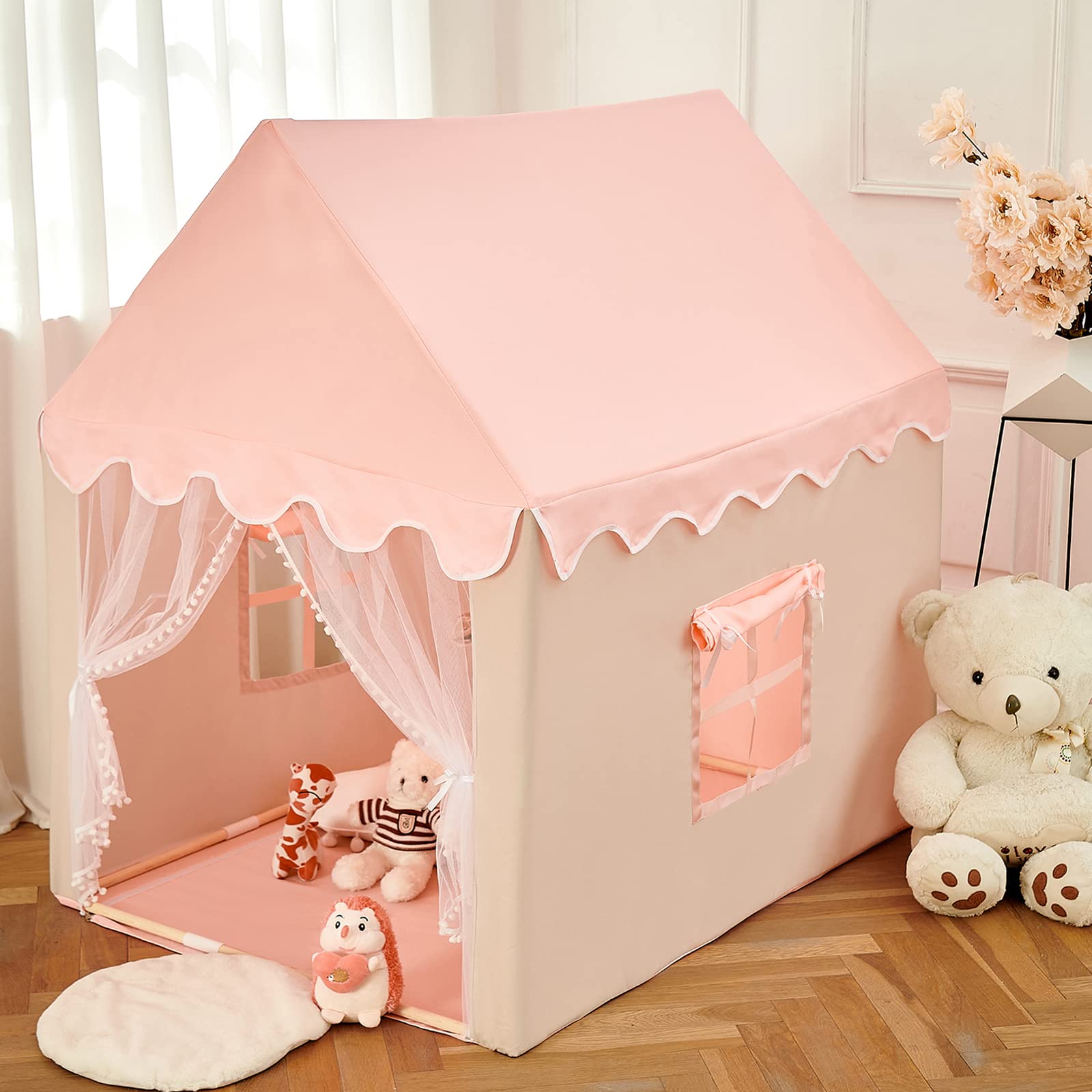 Tienda De Juegos Para Niños Grande - Casa De Campaña Interior, 105x128x120 Cm, Con Ventana Y Luz
