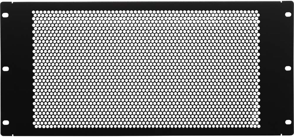 Navepoint 4U Blank Rack Mount Panel Spacer with Venting for 19-Inch Server Network Rack Enclosure Or Cabinet Black