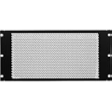 Navepoint 5U Blank Rack Mount Panel Spacer with Venting for 19-Inch Server Network Rack Enclosure Or Cabinet Black