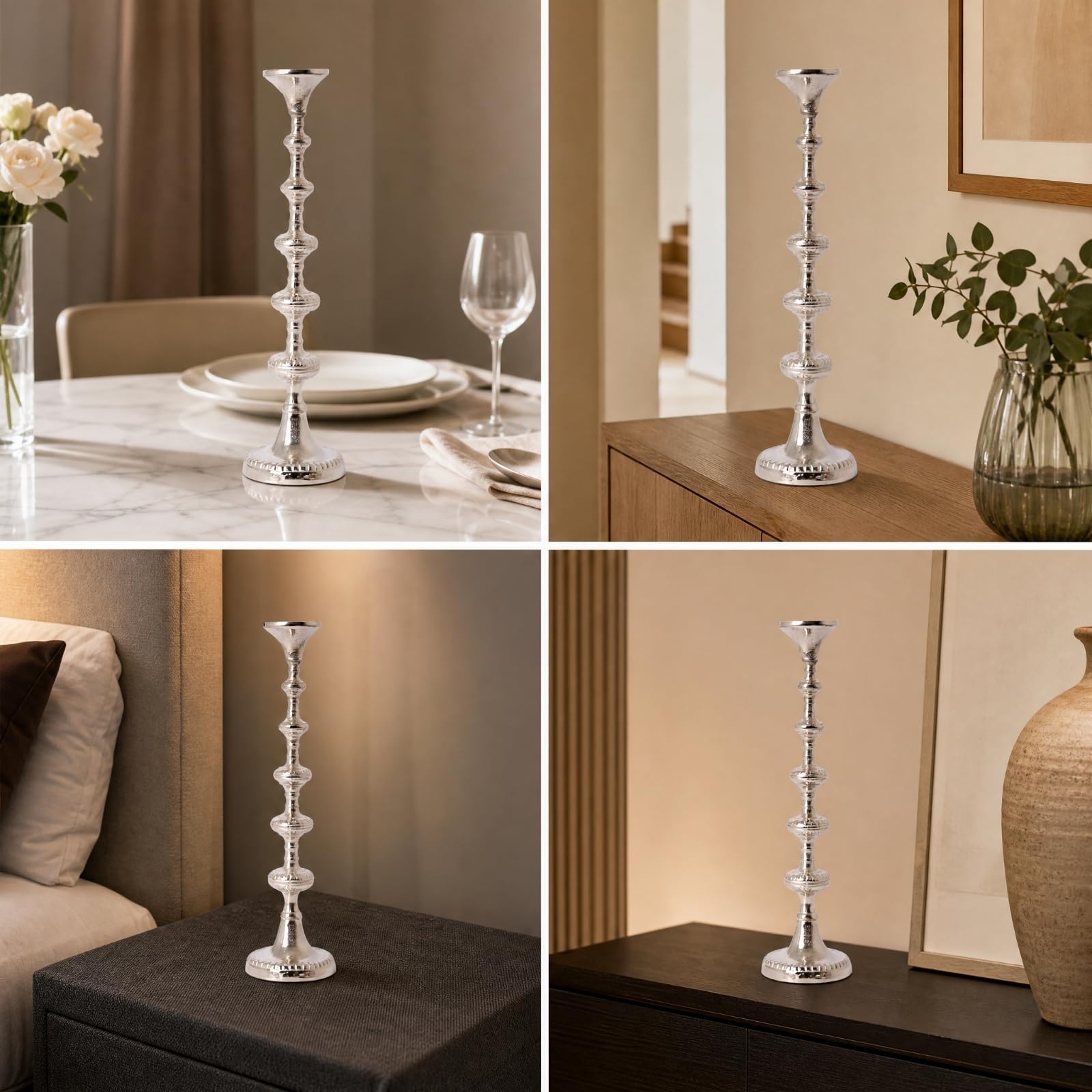 Candelabro in Alluminio Scultoreo