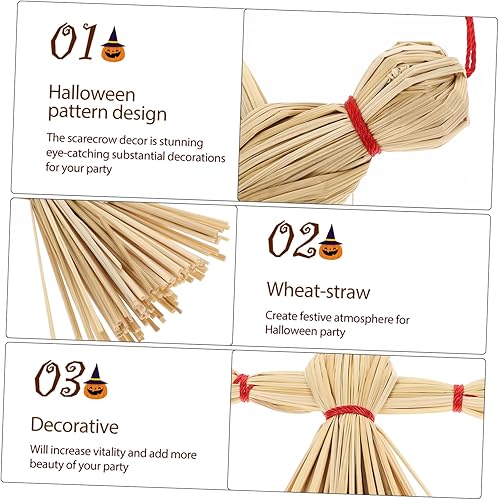 Miniatura 7 de NOLITOY Encantador Adorno, Artesanía Decorativa, Espantapájaros, Decoración De Fiesta, Espantapájaros, Muñeca Vudú, Fotografía, Accesorio De