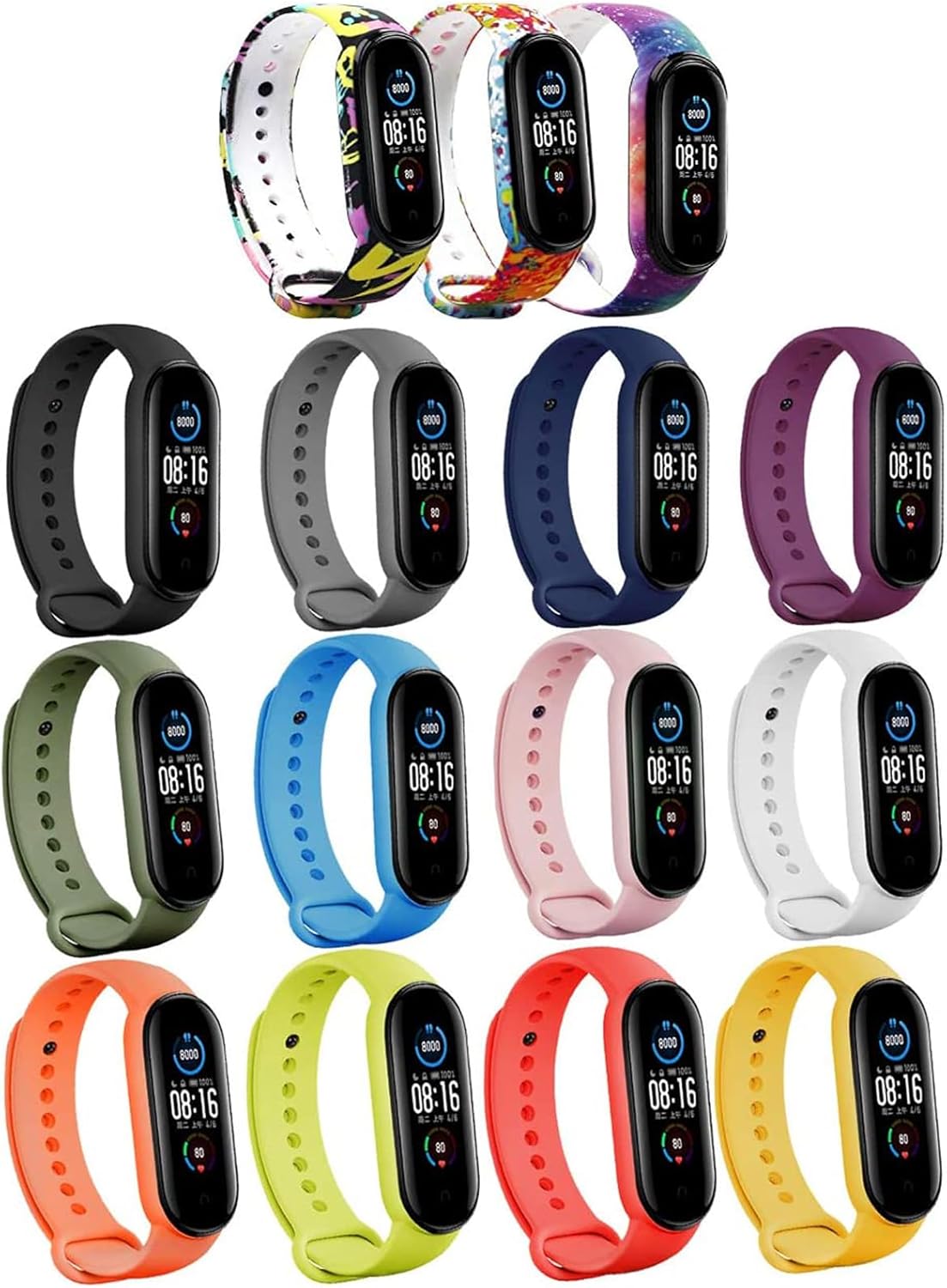 Baaletc Bands for Xiaom Mi Band 5 Strap/Mi Band 6 Band