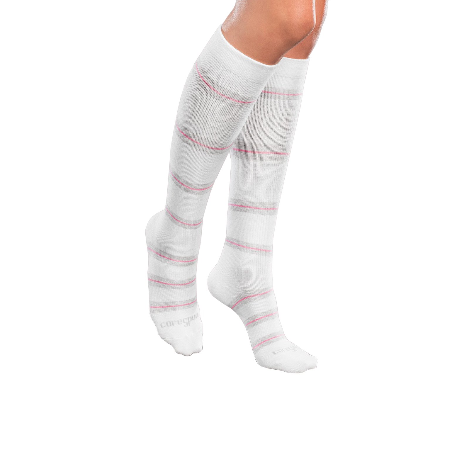Core-Spun 15-20mmHg Mild Graduated Compression Support Knee High Socks