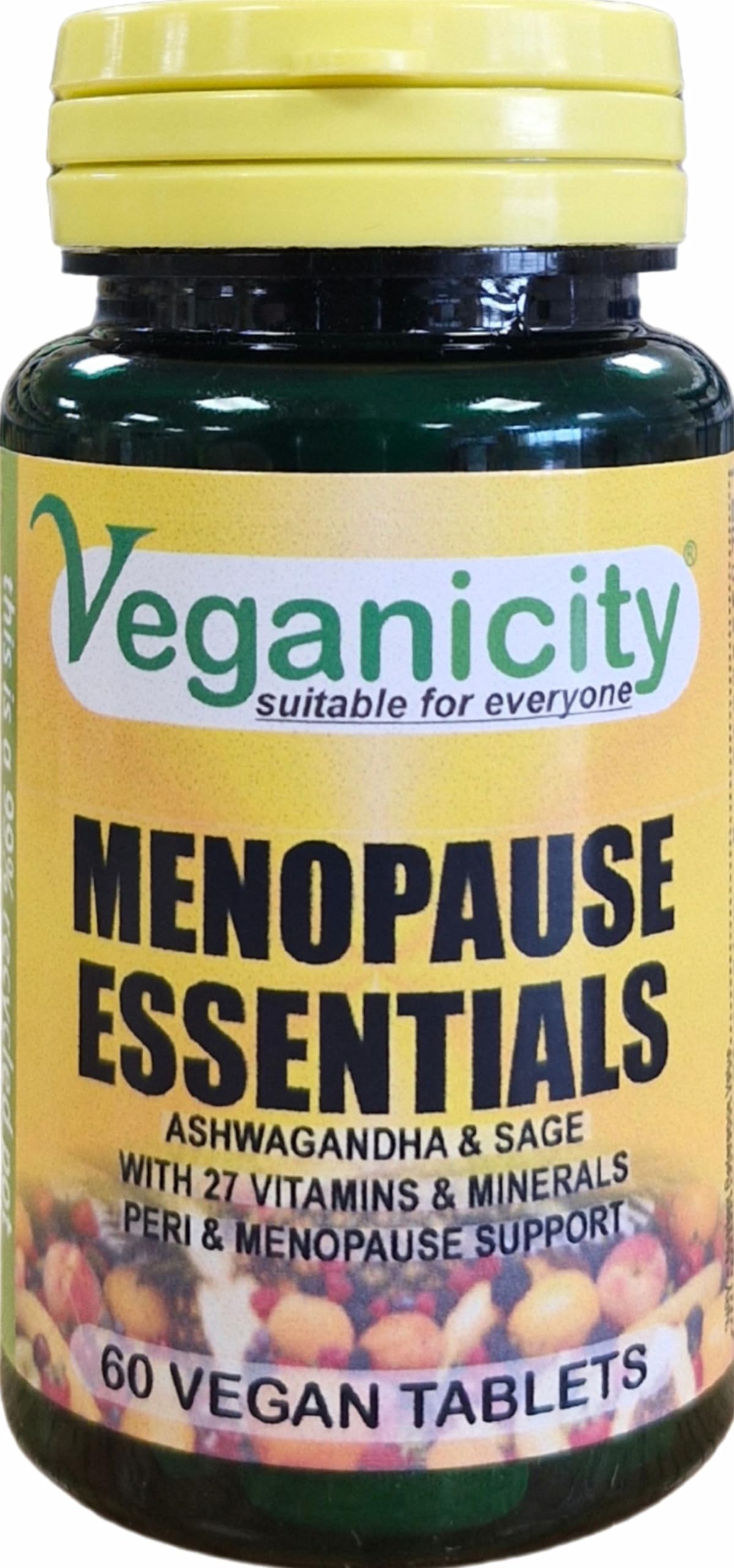 Veganicity Menopause Essentials : Women's Health Supplement : 60 Tablets, in a Planet-Friendly 99% Recycled Pot