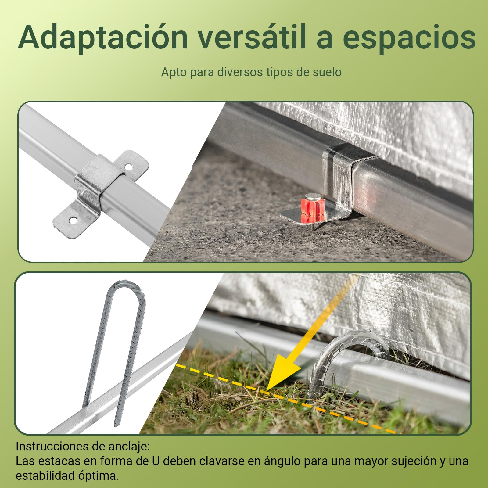 SoBuy ES-KLS11-SDA Caseta Jardin Exterior Garaje Exterior para Coches Impermeable Carpa para Moto y Bicicletas Garage Moto para Exterior Cobertizo Jardín