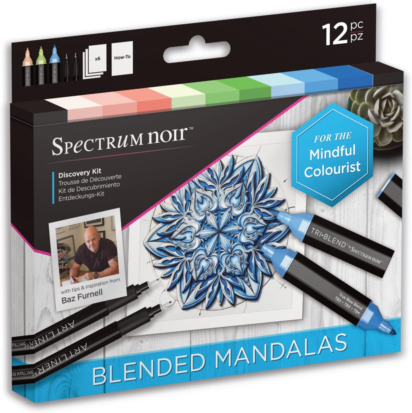 Spectrum Noir Discover KIT, Blended Mandalas