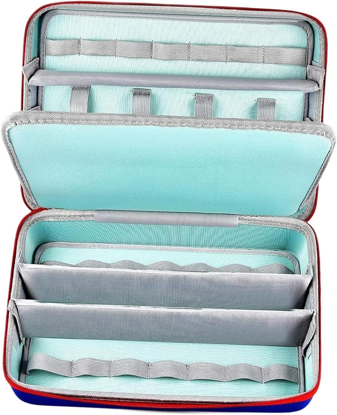 Toy Car Storage Case Carrier Holds 36 Cars Shockproof Zipper Closure Display Case with Handle for Model Cars Small Dolls 13.3x9.25x3.14inch