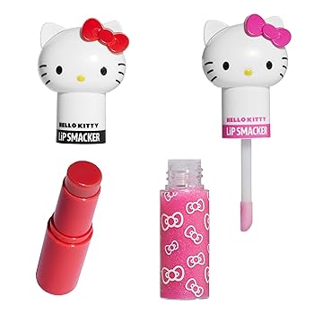 Amazon.com : Lip Smacker Hello Kitty Lip Balm Duo - Cheerful