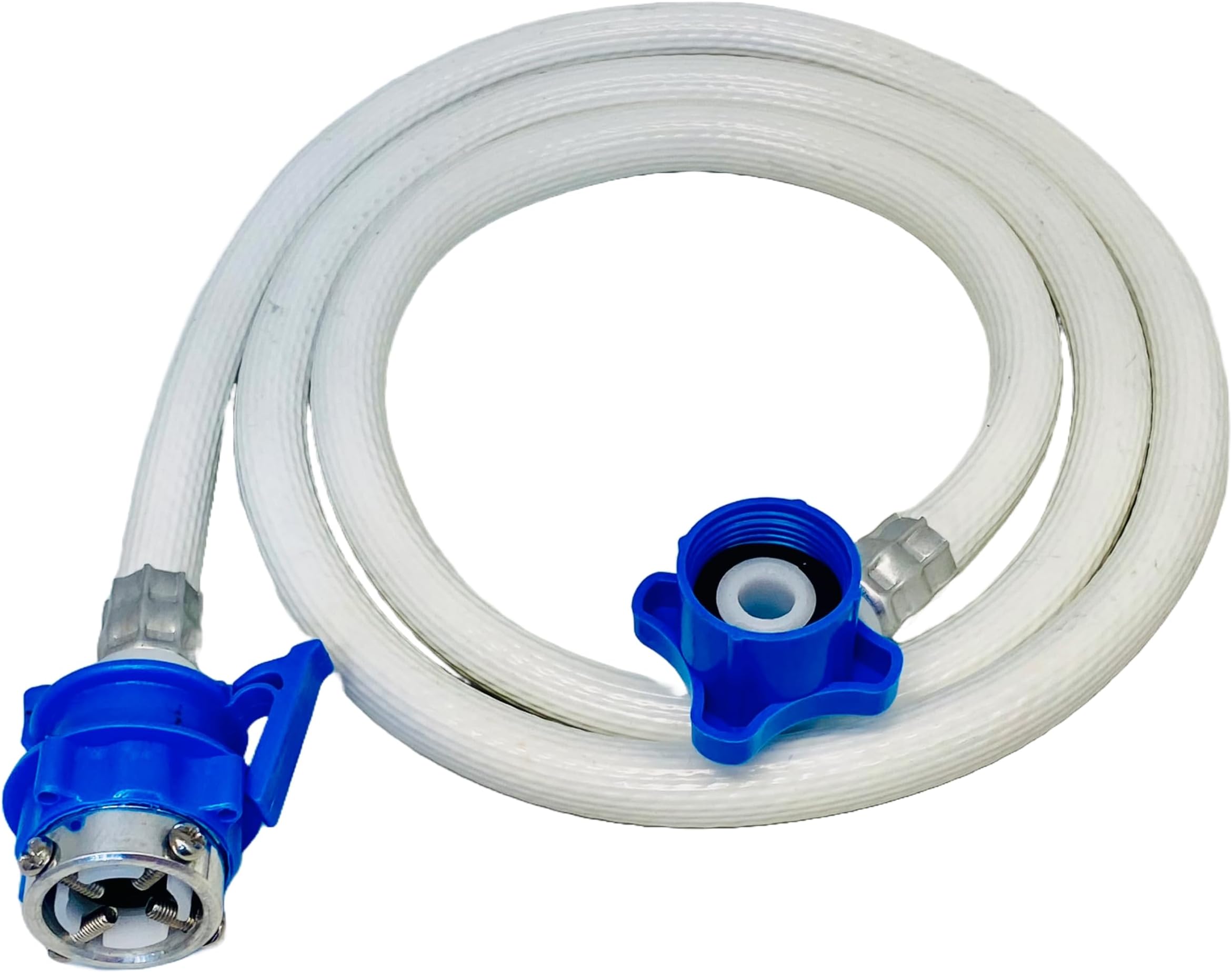 Universal PVC 1. 5m Top Semi Load Washing Machine Inlet Water Flexible Hose Pipe Pack