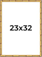 Vista 29 de Poster Palooza Marco de madera maciza de bambú dorado de 12 x 8 pulgadas con acrílico UV, respaldo de tablero de espuma y accesorios para colgar