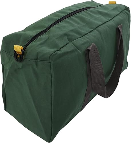 Miniatura 6 de Bolsa de herramientas de mano de boca ancha, impermeable, resistente, gran capacidad, con cremallera, portátil, de lona, para electricista de