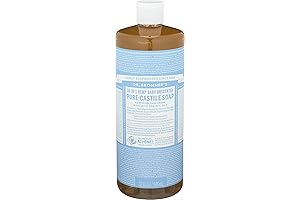 Dr. Bronner's Pure-Castile Liquid Soap (Baby Unscented, 32 Ounce)