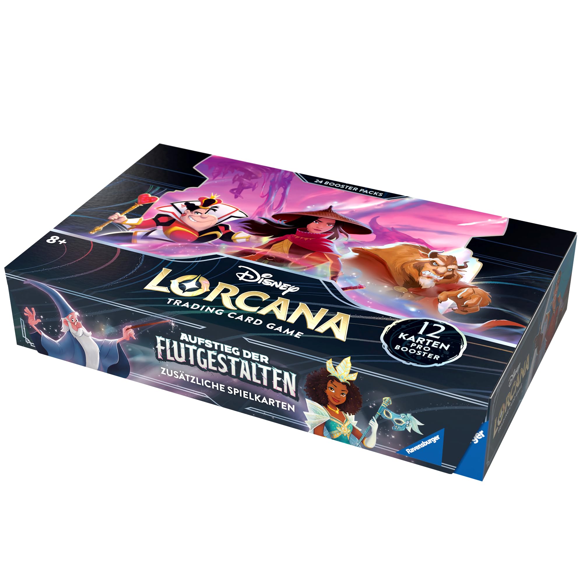 Disney Lorcana Trading Card Game: Aufstieg der Flutgestalten - Booster Display mit 24 Booster Packs (Deutsch)