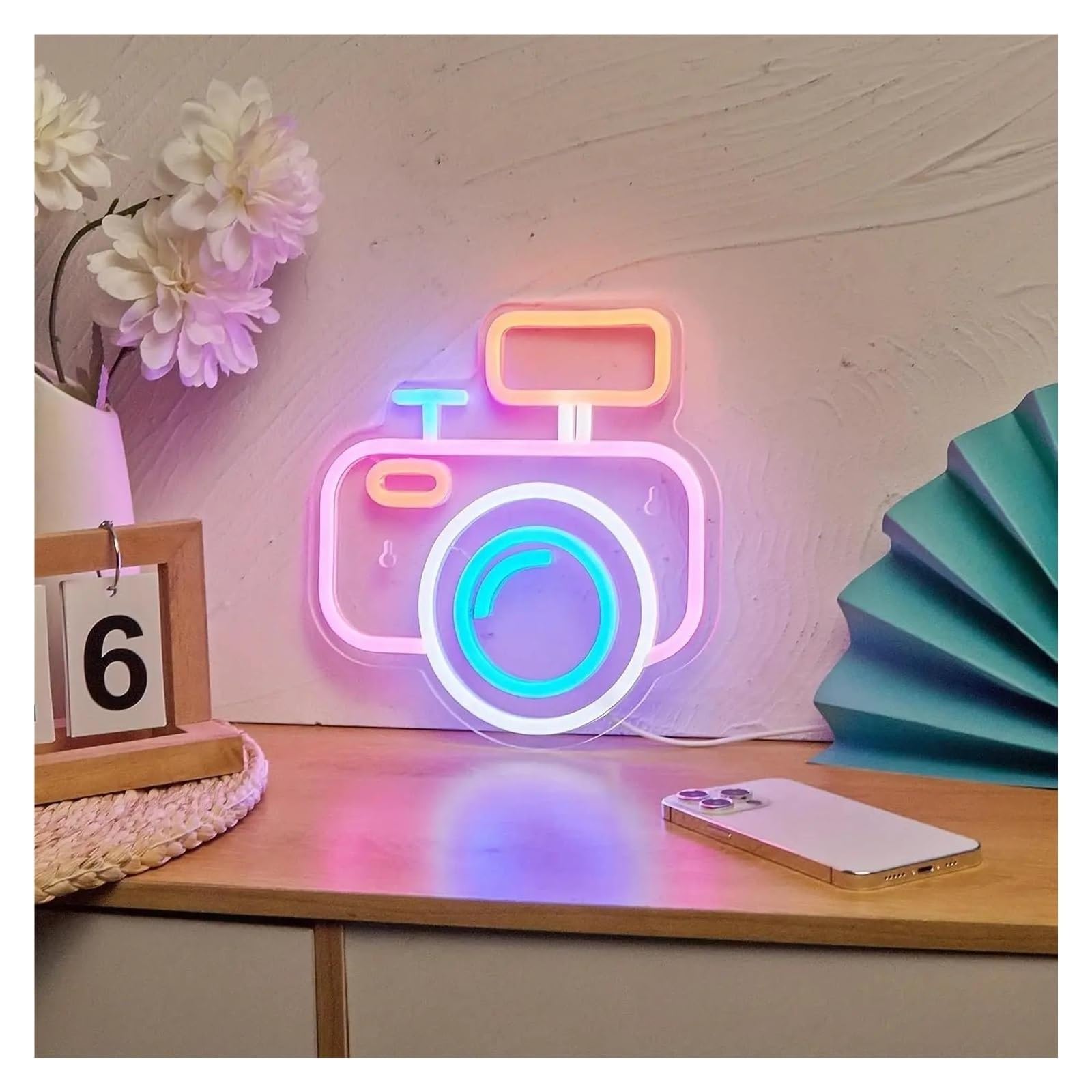 Fotocamera per carina per insegna per neon Light per alimentazione per neon