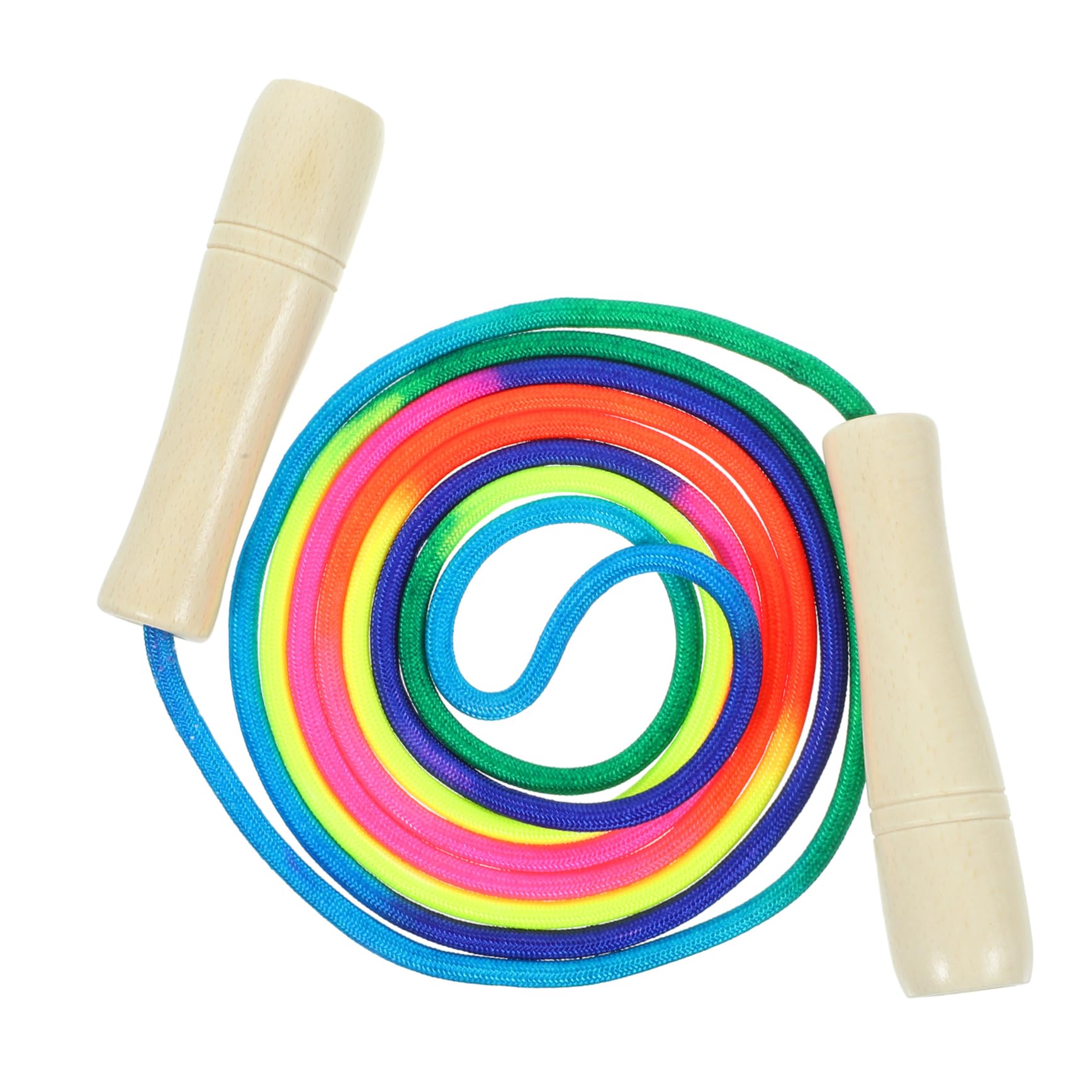 Toyvian Cuerda de Salto de Madera Saltar la Cuerda Saltar Cuerdas para Hacer Ejercicio Banda elástica Bandas elásticas Cuerda para Saltar Resistente al Desgaste Cuerda de Salto para