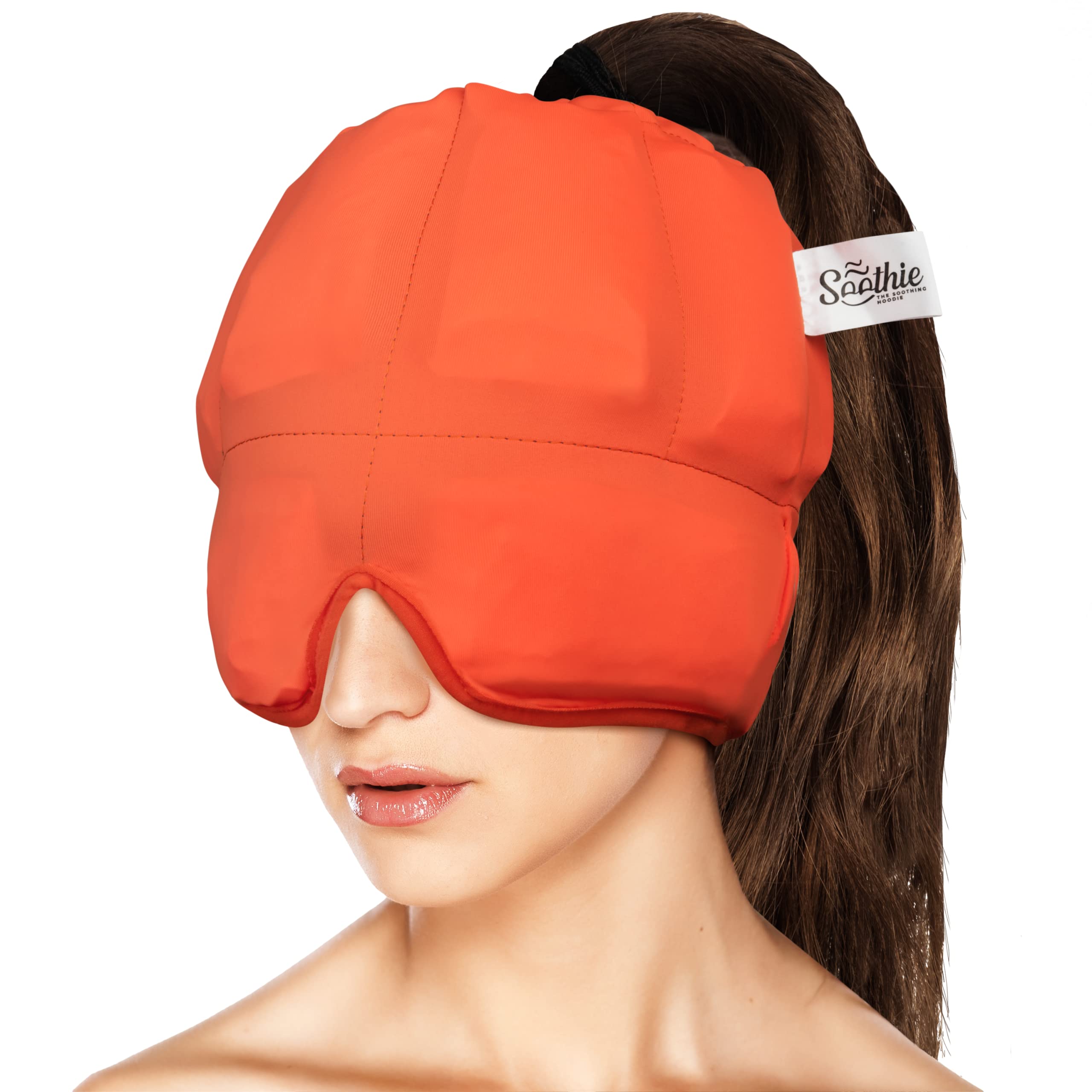 SOOTHIE Headache Relief Hat and Migraine Relief Cap. Ice Hat for Headaches & Puffy Eyes. Warm Therapy for Sinus & Stress Relief. Enjoy Our Improved Hat-33% More Soothing Gel Packs on Your Head!