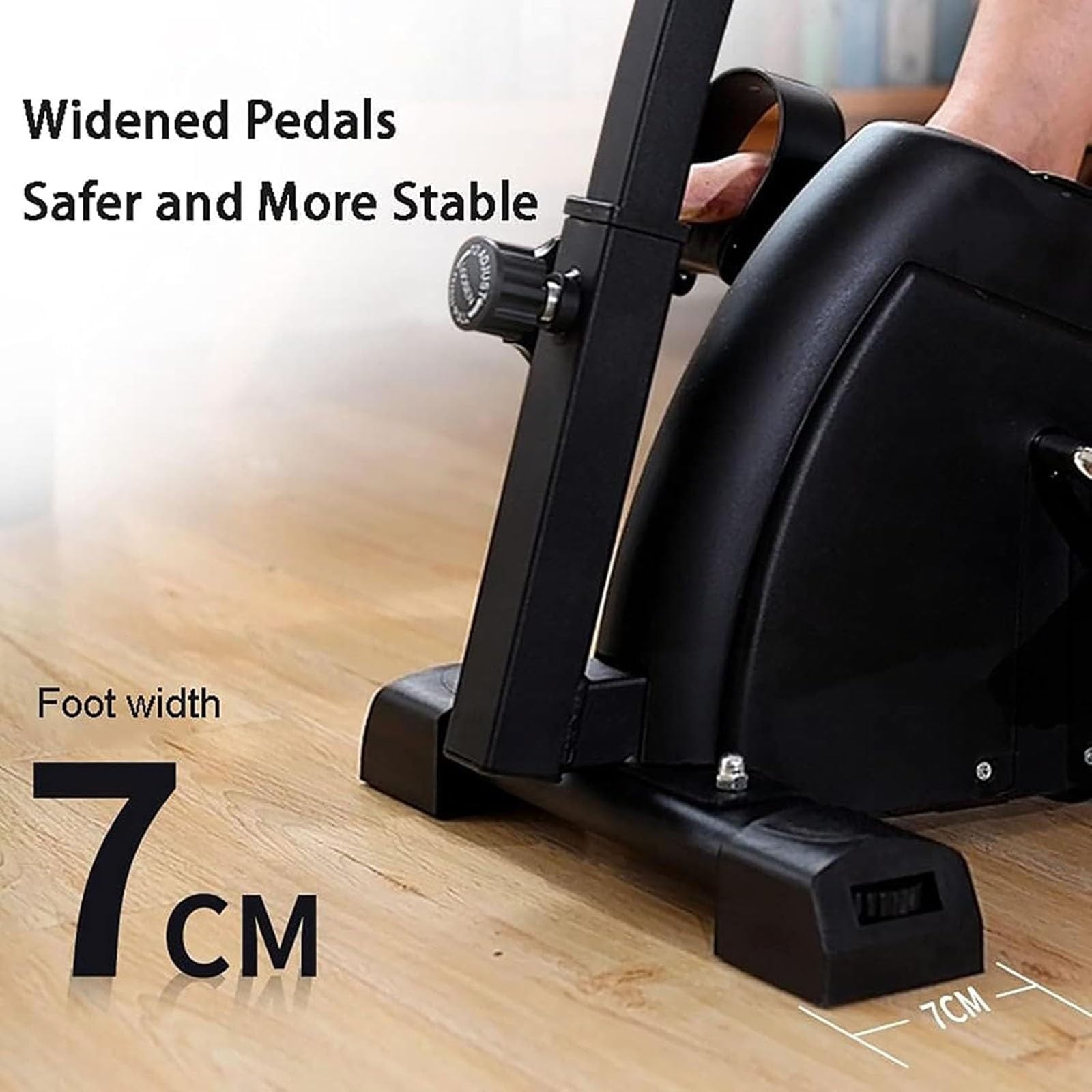 Rower treningowy z pedałami dla seniorów, z wyświetlaczem LCD Rower treningowy z pedałami do rąk, nóg i kolan Regulowany sprzęt fitness - świetny prezent Trening rehabilitacyjny dla osób starszych