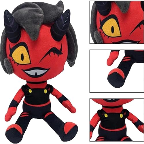 Miniatura 5 de Helluva Boss - Juguete de peluche de anime, Helluva Boss temporada 2, anime, figura de anime, juguete de peluche, regalos para fanáticos del juego,