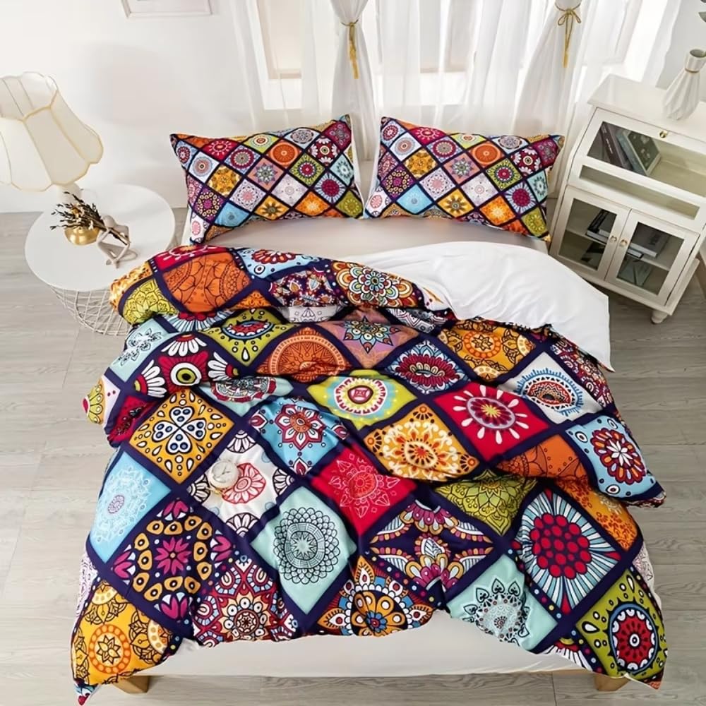 Housse de couette bohème pour raviver une chambre d'adulte terne et sans vie