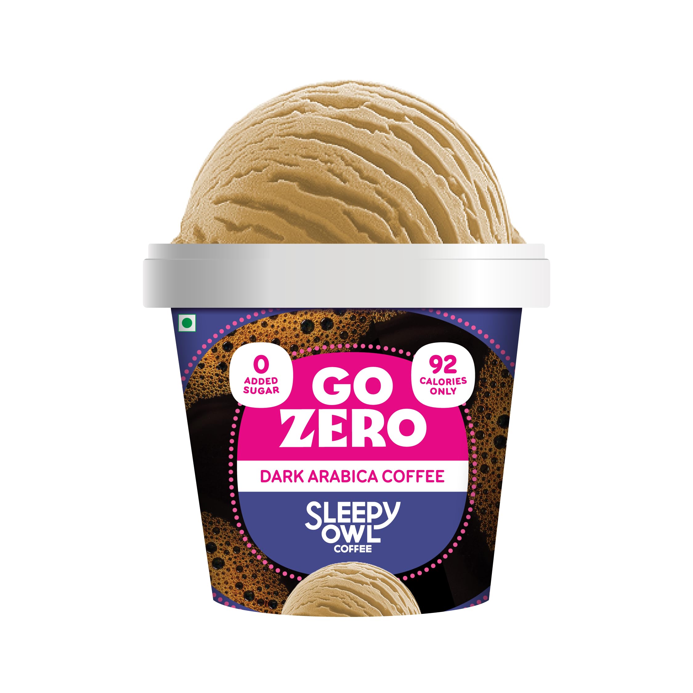 Go Zero Dark Arabica Guilt Free Ice Cream Cup 100 ml : Amazon.in