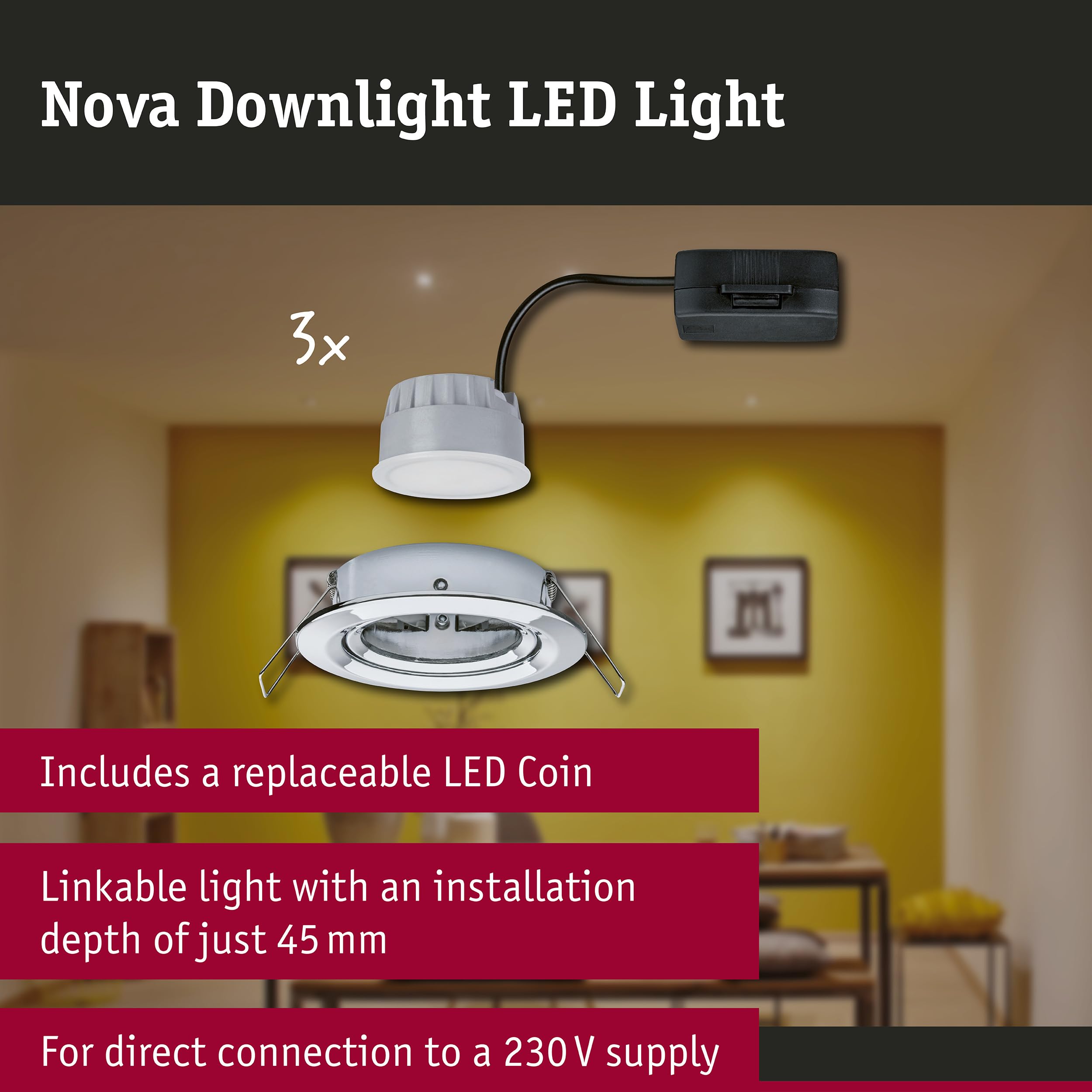 Lampa do zabudowy Paulmann Nova