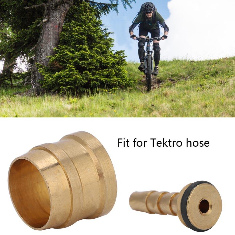 Wkładka oliwna do węża Wkładka do węża hamulca tarczowego roweru, 10 kompletów węża hydraulicznego hamulca tarczowego Wymiana wkładki złącza oliwkowego do wymiany części zamiennej do