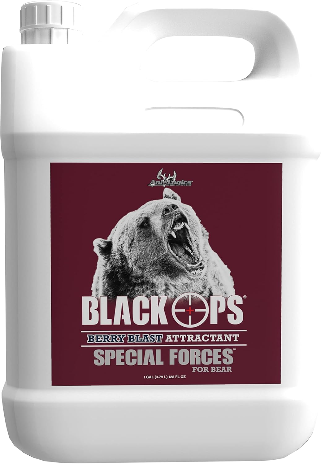 ANI-Logics Black Ops Special Forces Berry Blast Liquid Bear Attractant - Sweet, Long-Lasting Scent - Shake-and-Pour for Stumps/Logs & Bait Sites - Great for Trail-Cam Surveys - 1 Gal