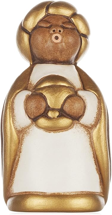 Re magio melchiorre con oro presepe thun S520A83