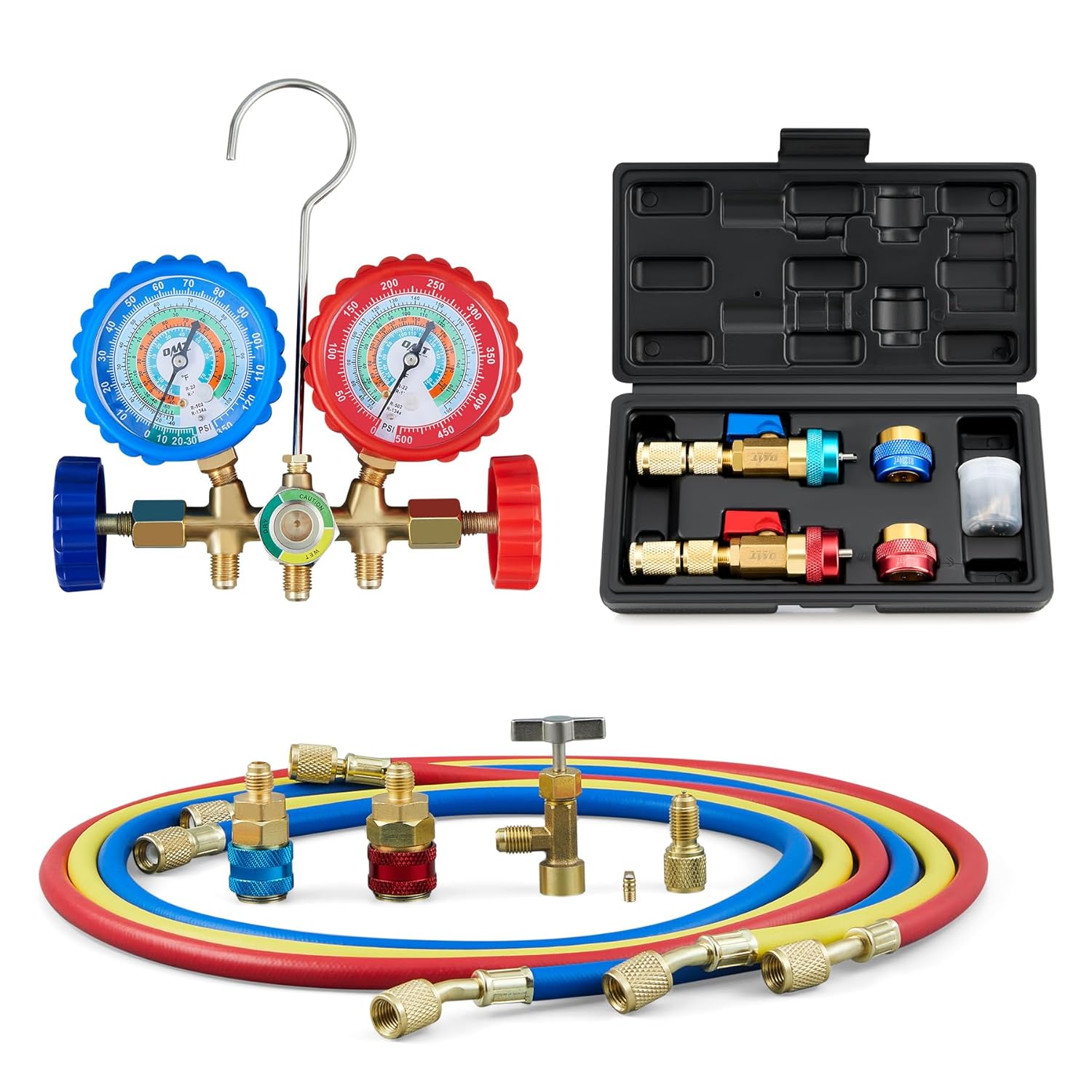 Orion Motor Tech AC Manifold Gauge Set for R134a R12 R22