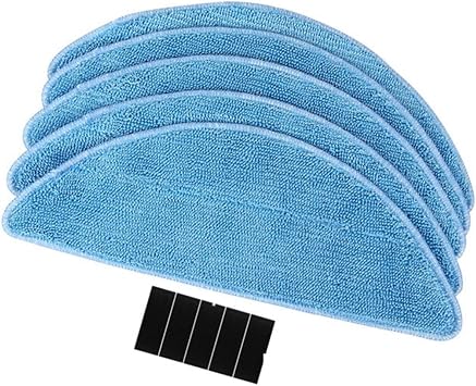 Robot Vacuum Cleaner Mop Cloth Side Brush Filter Compatible for Dibea D500 Pro Robotic Vacuum Cleaner Parts Accessories Color Set 2