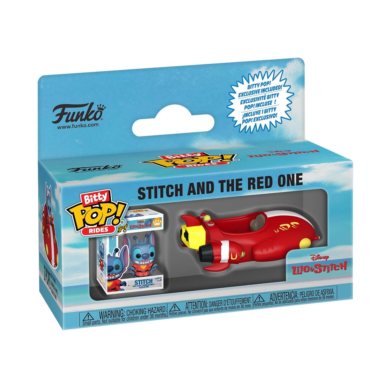 Bitty Pop! Rides Stitch And The Red One