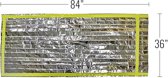 Emergency Survival Mylar Sleeping Blanket - 2 Pack