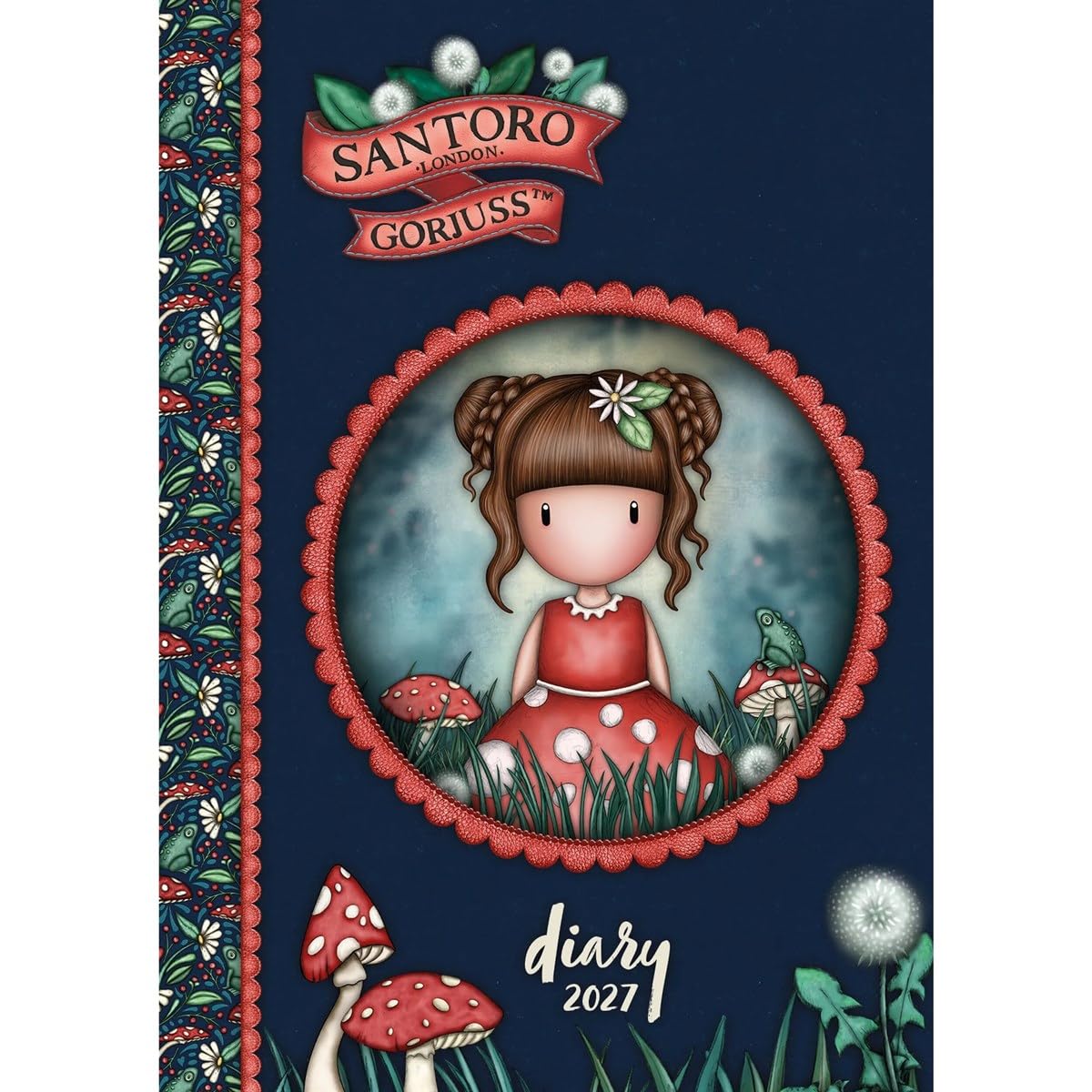 Carousel Worldwide 2027 Gorjuss Diary, A6 Week to View