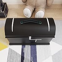 Vista 5 de OLAYA Tiradores de equipaje para maleta, manijas de cuero, pomos de gabinete, tiradores de cajón, pomos de puerta, pomos de puerta, agarre de metal