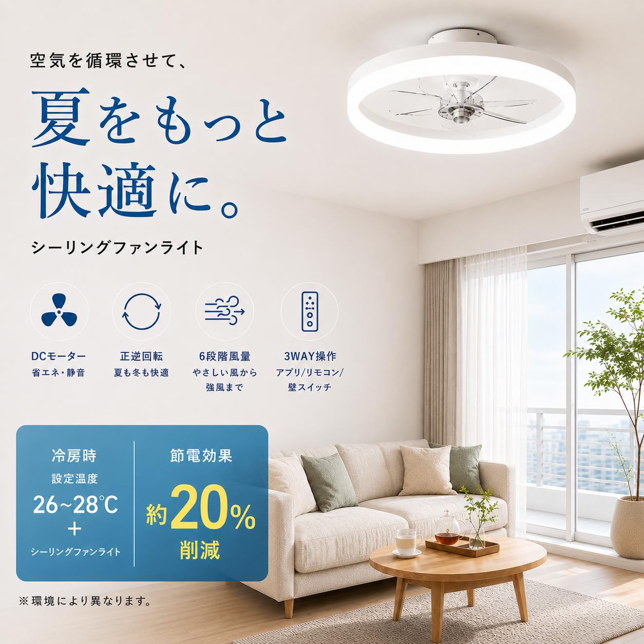 Amazon.co.jp: シーリングファンライト【2026新登場・10～12畳】最大