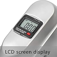 Vista 6 de Mini bicicleta de ejercicio, ejercicio portátil para usar en el hogar, manos y pies, mini bicicleta de ejercicio, color plateado