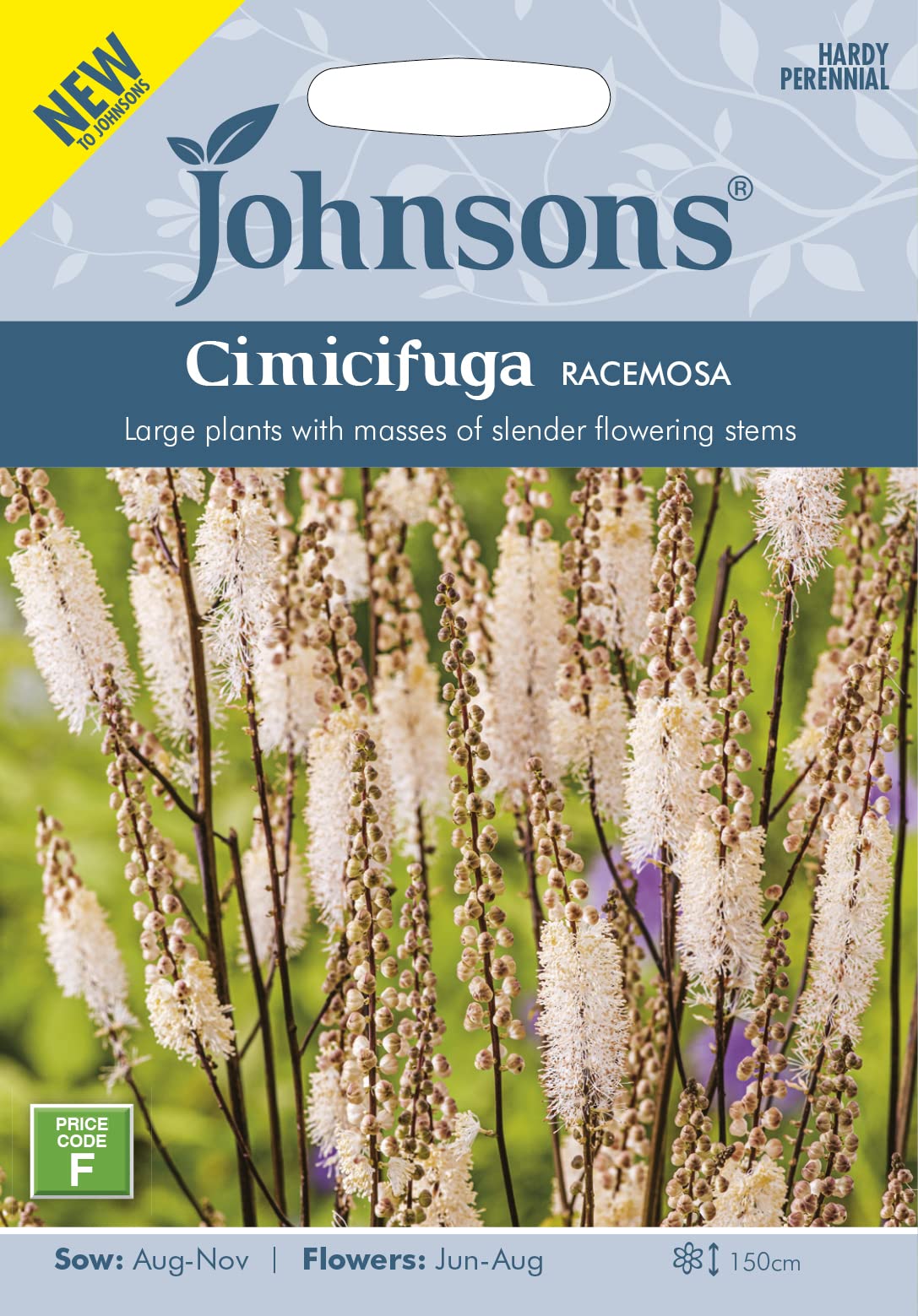 Johnsons CIMICIFUGA racemosa Cordifolia, White