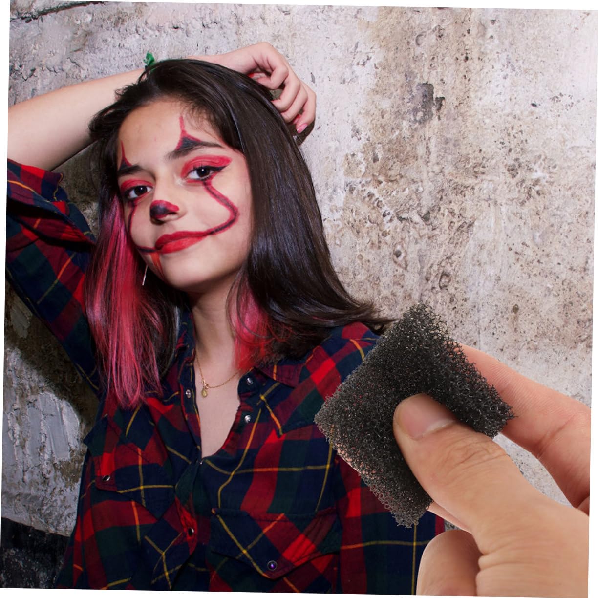 Healvian 96 Piezas Esponjas de Maquillaje Especial para de Cicatrices y Heridas Reutilizables para Cara y Cuerpo Herramientas para Maquillaje de Halloween y Cosplay